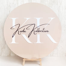 Load image into Gallery viewer, Custom Round Business Sign
