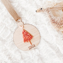 Load image into Gallery viewer, Acrylic Tree and Wood Ornament
