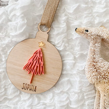 Load image into Gallery viewer, Acrylic Tree and Wood Ornament
