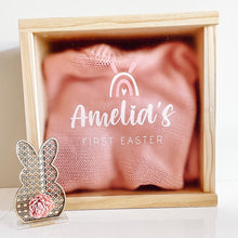 Load image into Gallery viewer, Rainbow Easter Keepsake Box with Frosted Lid
