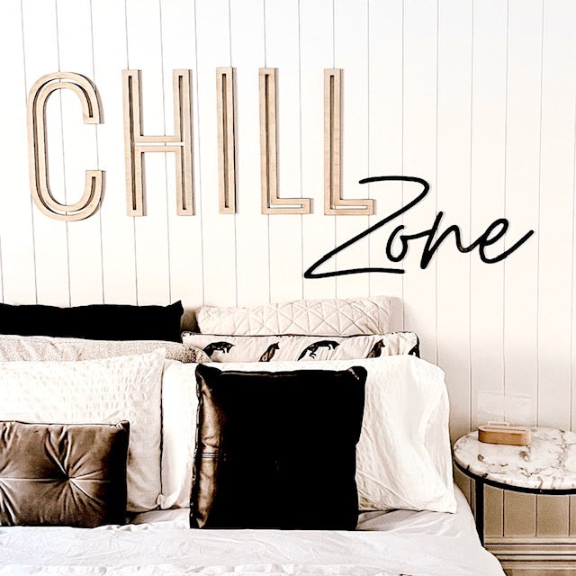 Chill Zone Wall Sign