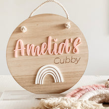 Load image into Gallery viewer, Timber Cubby House / Room Signs
